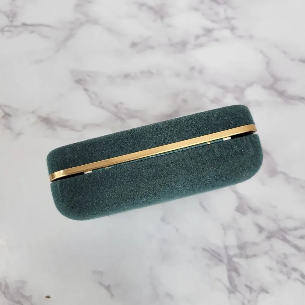 Barlow Vintage Gold Toned Money Clip with Eagle and Original Case
